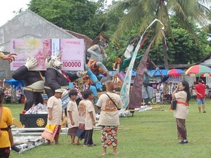Ada Ogoh-Ogoh Koruptor dalam Perayaan Tawur Kesanga di Banyuwangi