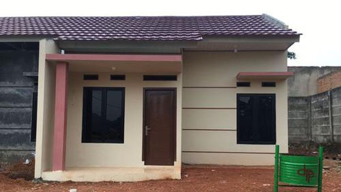 Tampilan depan rumah di Perumahan Beringin Indah