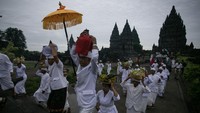 Prosesi Tawur Agung Kesanga yang diikuti ribuan Umat Hindu dari DI Yogyakarta dan Jawa Tengah.
