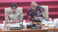 Untuk pasangan nomor urut 3 Ganjar Pranowo dan Mahfud MD memperoleh 151.109 suara. Hasyim kemudian bertanya kecocokan data itu kepada saksi di lokasi, ia kemudian mensahkan perolehan data yang sudah disampaikan.