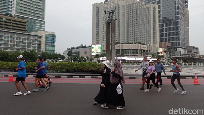 Suasana CFD Sudirman-Thamrin (Taufiq Syarifudin/detikcom)