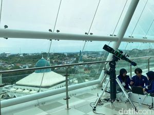 Hilal Sulit Terlihat di Balikpapan, Pukul 17.00 Wita Posisi 0,33 Derajat
