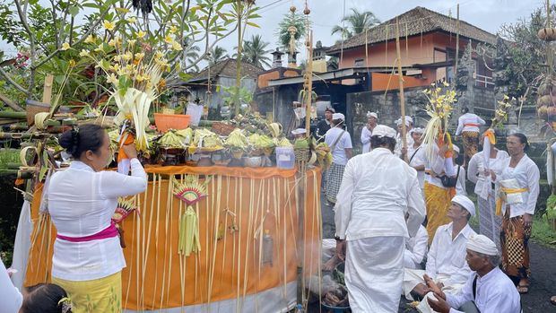 Tradisi Ngerebeg jelang hari raya Nyepi d Tabanan, Bali