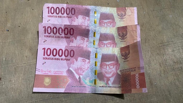 Uang palsu yang beredar di Cianjur