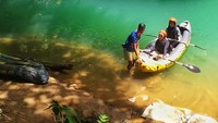 Lokasi akhir penggunaan kano di Taman Nasional Bantimurung Bulusaraung.