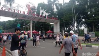 Gelora Bung Karno (GBK) dipadati warga DKI Jakarta dan sekitarnya pada Car Free Day (CFD), Minggu (10/03/2024). (Foto: DetikHealth/Salsa Dila Fitria Oktavianti)