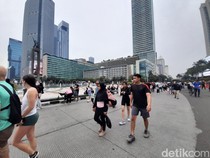 Ramai-ramai Warga DKI Closingan Olahraga di CFD Sebelum Bulan Puasa