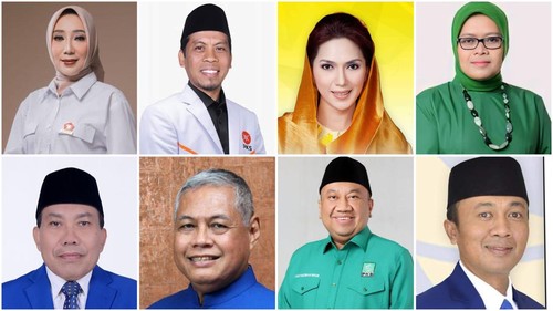 Delapan caleg DPR RI Dapil Lombok yang meraih suara terbanyak.