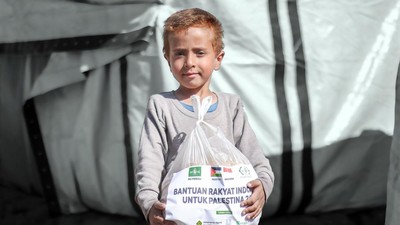 Distribusi Bantuan Makanan untuk Atasi Kelaparan di Gaza