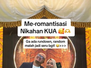 Viral Meromantisasi Pernikahan di KUA, Sederhana dan Hangat Tanpa Ngutang