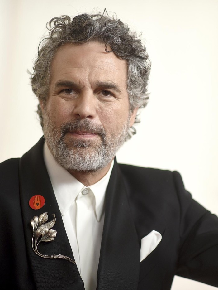 Mark Ruffalo arrives at the Oscars on Sunday, March 10, 2024, at the Dolby Theatre in Los Angeles. (Photo by Richard Shotwell/Invision/AP)