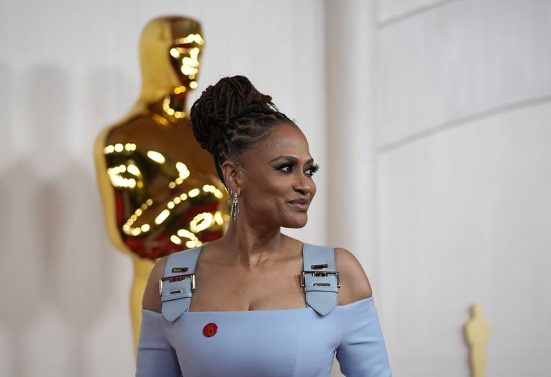 Ava DuVernay arrives at the Oscars on Sunday, March 10, 2024, at the Dolby Theatre in Los Angeles. (AP Photo/Ashley Landis)