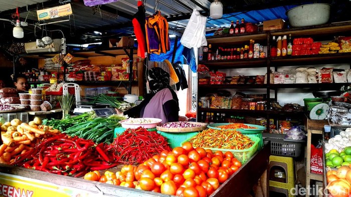 Harga bahan pokok jelang Ramadan di Pasar Minasa Maupa, Sungguminasa, Gowa,. Andi Audia Faiza Nazli Irfan/detikSulsel