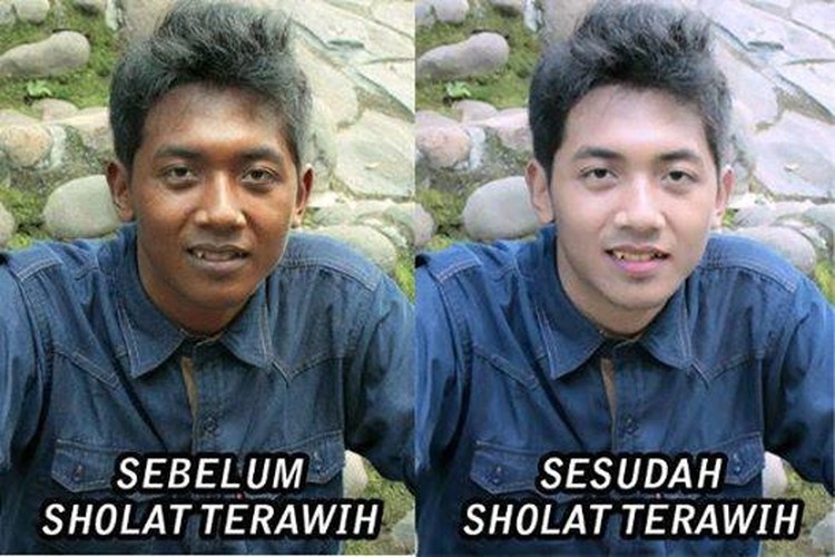 kumpulan meme lucu sholat tarawih