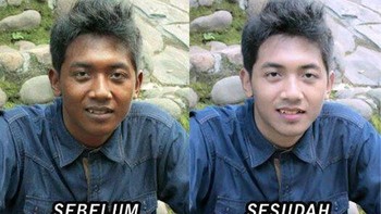 The power of air wudhu nih. Foto: Internet