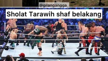 Siapa nih tim shaf belakang? Foto: Internet