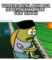 kumpulan meme lucu sholat tarawih