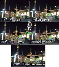 kumpulan meme lucu sholat tarawih