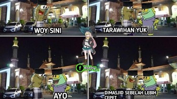 Momen puasa jadi ajang cari masjid yang rakaatnya sedikit. Foto: Internet