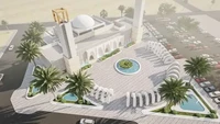 Arsitektur yang digunakan Masjid Abdulaziz Abdullah Sharbatly terinspirasi dari desain rumah kawasan Hejaz di pesisir Laut Merah. Arsitektur Hajez identik dengan penggunaan batu-batu pilihan dari endapan karang. Foto: via Voxel Matters