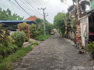 Sunyi di Kampung Turis Canggu Saat Nyepi