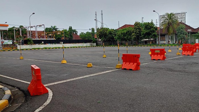 Suasana di Pelabuhan Gilimanuk lengang saat Nyepi, Senin (11/3/2024).