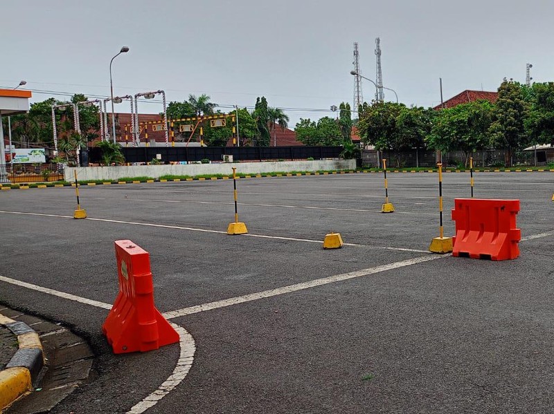 Suasana di Pelabuhan Gilimanuk lengang saat Nyepi, Senin (11/3/2024).