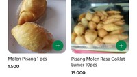 Molen Madu AM di Palmerah, Jakarta Barat juga bisa kamu pesan kalau ingin menyantap pisang molen. Varian molennya ada yang original, cokelat, dan keju. Harganya Rp 1.500 per buah. Foto: Google Review