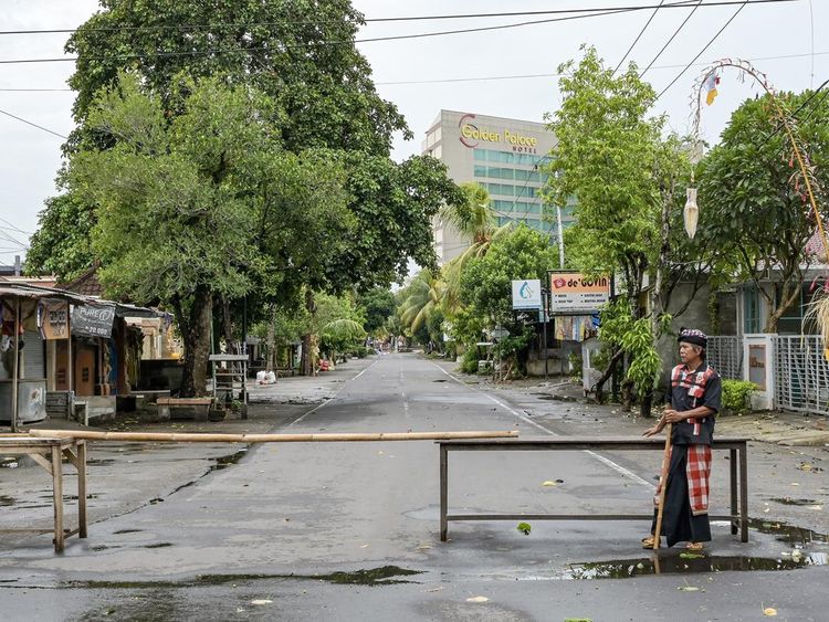 Potret Sepinya Mataram NTB Saat Nyepi