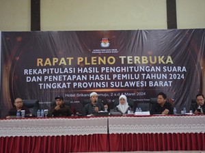 Hasil Pilpres di Sulbar: Prabowo-Gibran Menang Telak dengan 533.757 Suara