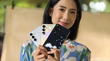 Galaxy A55 5G resmi dirilis di global 11 Maret, termasuk Indonesia. Foto: Adi Fida Rahman/detikINET