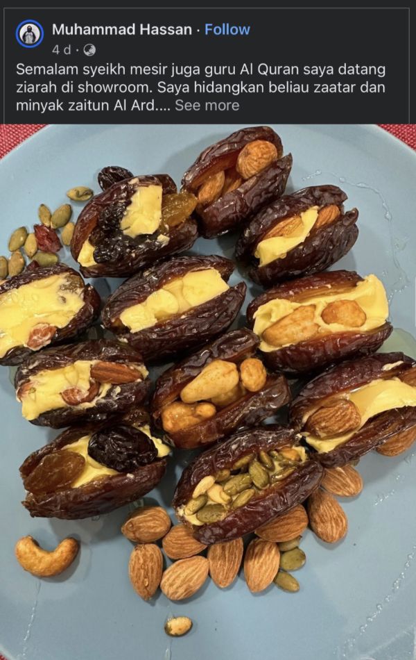 Viral Kurma Butter, Kurma Isi Mentega yang Bikin Ketagihan