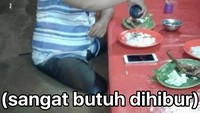 Siapa sangka ternyata sahur memiliki arti lain bagi para jomblo, yaitu artinya ‘sangat butuh dihibur’. Foto: Pool/Site