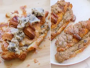 Unik! Kafe Ini Buat Kreasi Croissant Cookie yang Manis Flaky