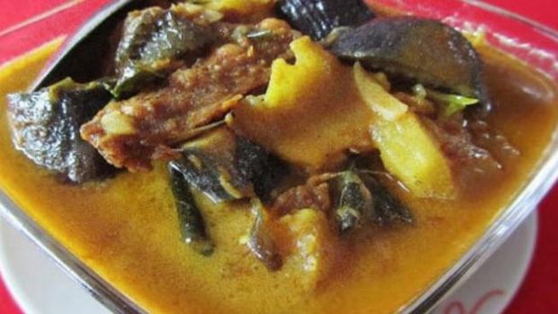 Gulai tepek ikan Jambi