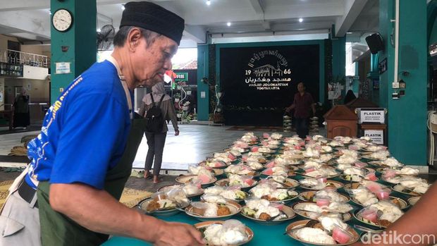 Potret suasana kampung ramadan Jogokariyan, Selasa (12/3/2024).