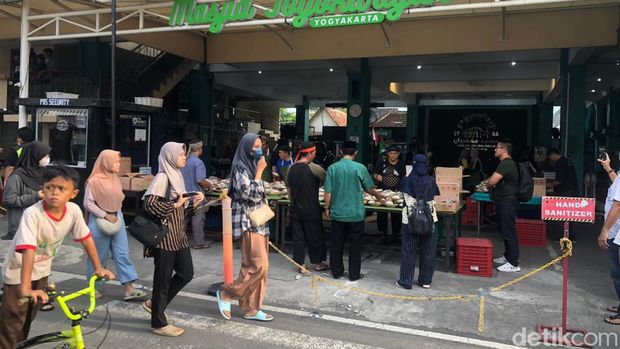 Potret suasana kampung ramadan Jogokariyan, Selasa (12/3/2024).