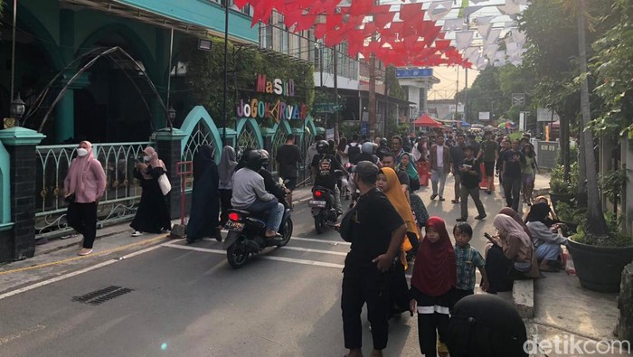 Potret suasana kampung ramadan Jogokariyan, Selasa (12/3/2024).