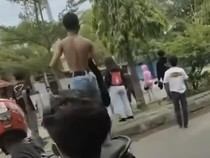 Anarkis Geng Motor Serang Rumah Polisi di Bulukumba