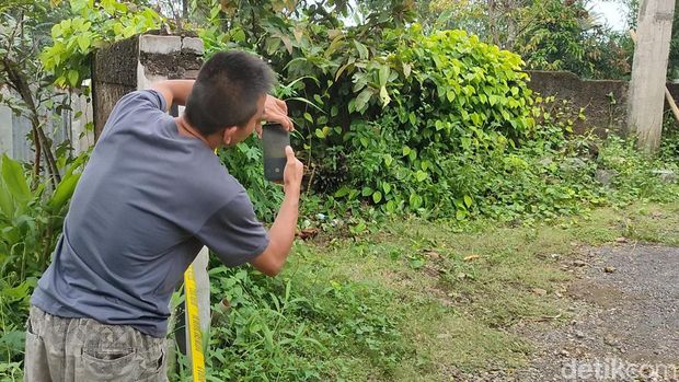 Lokasi rumah pelaku pembacokan penagih utang