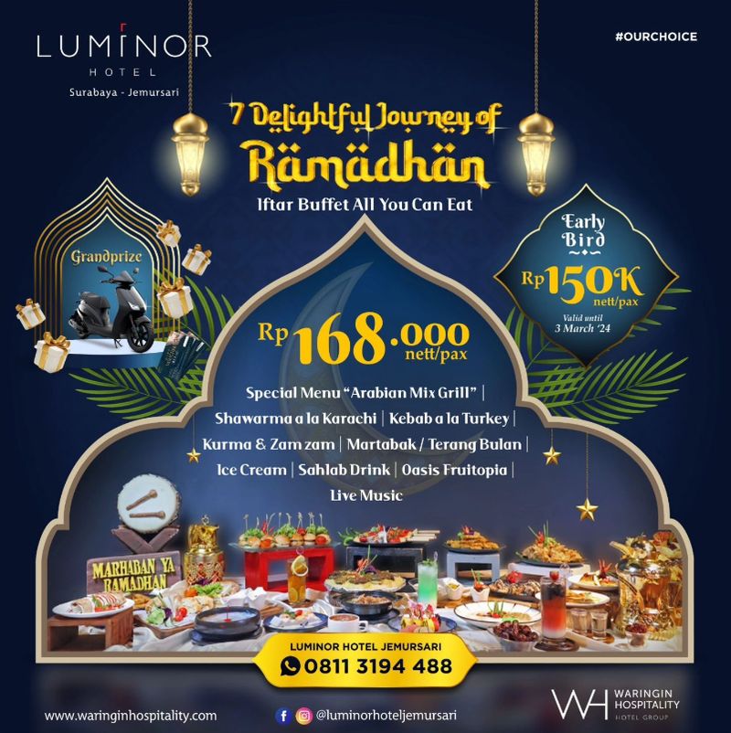 Promo Bukber Luminor Hotel Jemursari Surabaya.