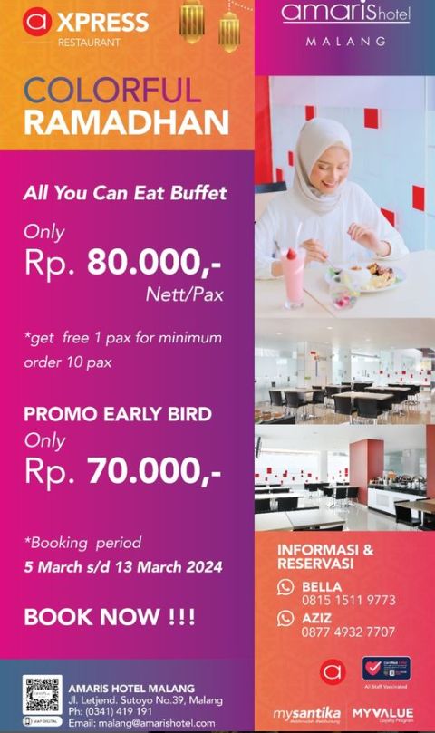 Paket Bukber di Amaris Hotel Malang.