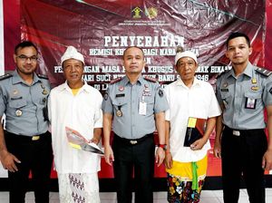 59 Warga Binaan di Lapas Kelas II A Lombok Barat Dapat Remisi Nyepi