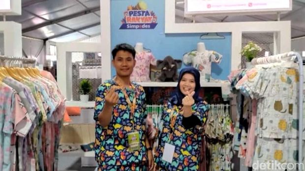 Piyama anak yang diproduksi UMKM asal Kabupaten Bandung diekspor ke Malaysia.