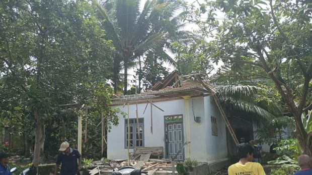 Pohon tumbang di blitar