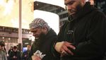 Potret Salat Tarawih di Tengah Gemerlap Times Square New York