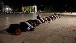 Suasana Salat Tarawih Masjid Al-Aqsa di Tengah Pembatasan Israel