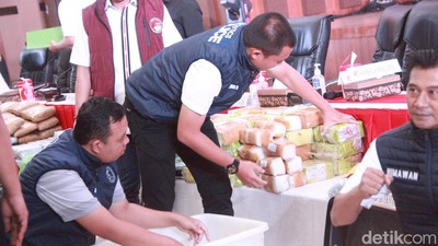 10 Kasus Besar Narkoba Diungkap dalam Sebulan, 430 Kg Sabu Diamankan