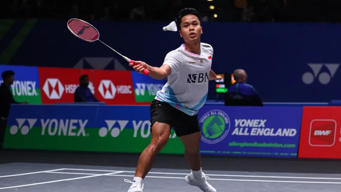 Anthony Sinisuka Ginting di All England 2024