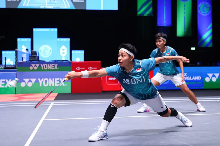 Apriyani Rahayu/Siti Fadia Silva Ramadhanti di All England 2024
